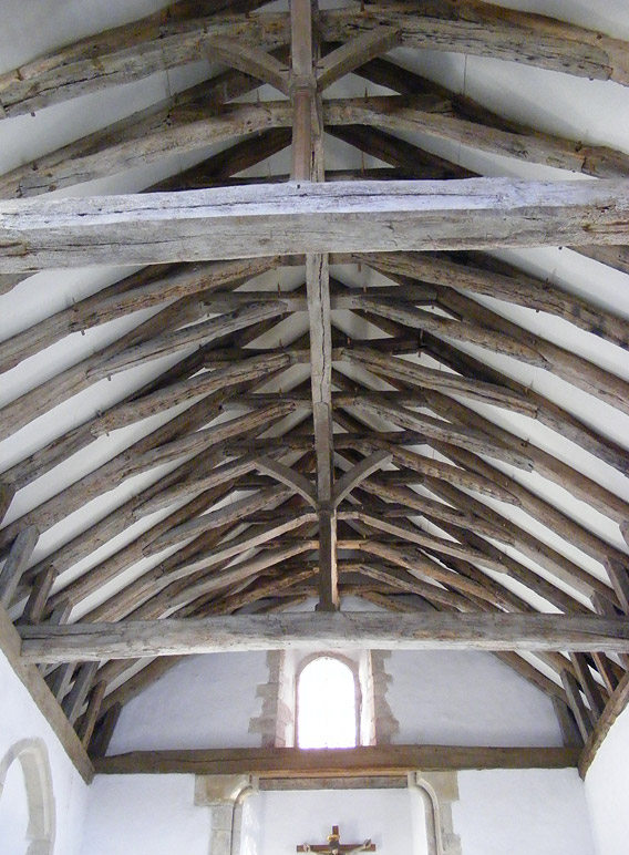 Roof timbers as they are today